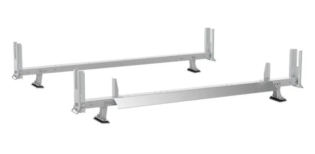 4NCAXB – HOLMAN Ladder Rack, Roof Mount Multi-Fit Set Of 2 Powder Coated White Aluminum